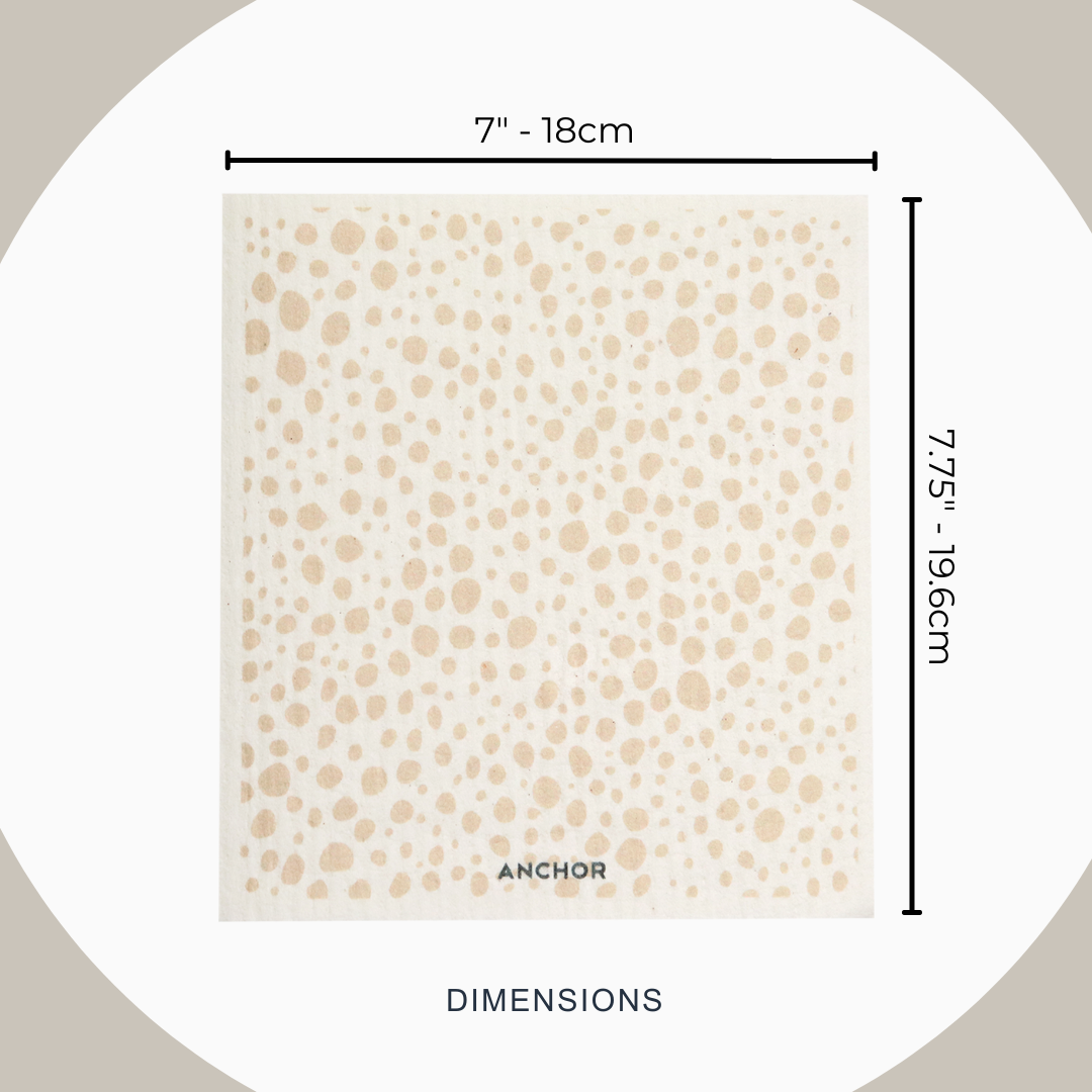 4 Pack Swedish Dishcloths - Reusable Paper Towel