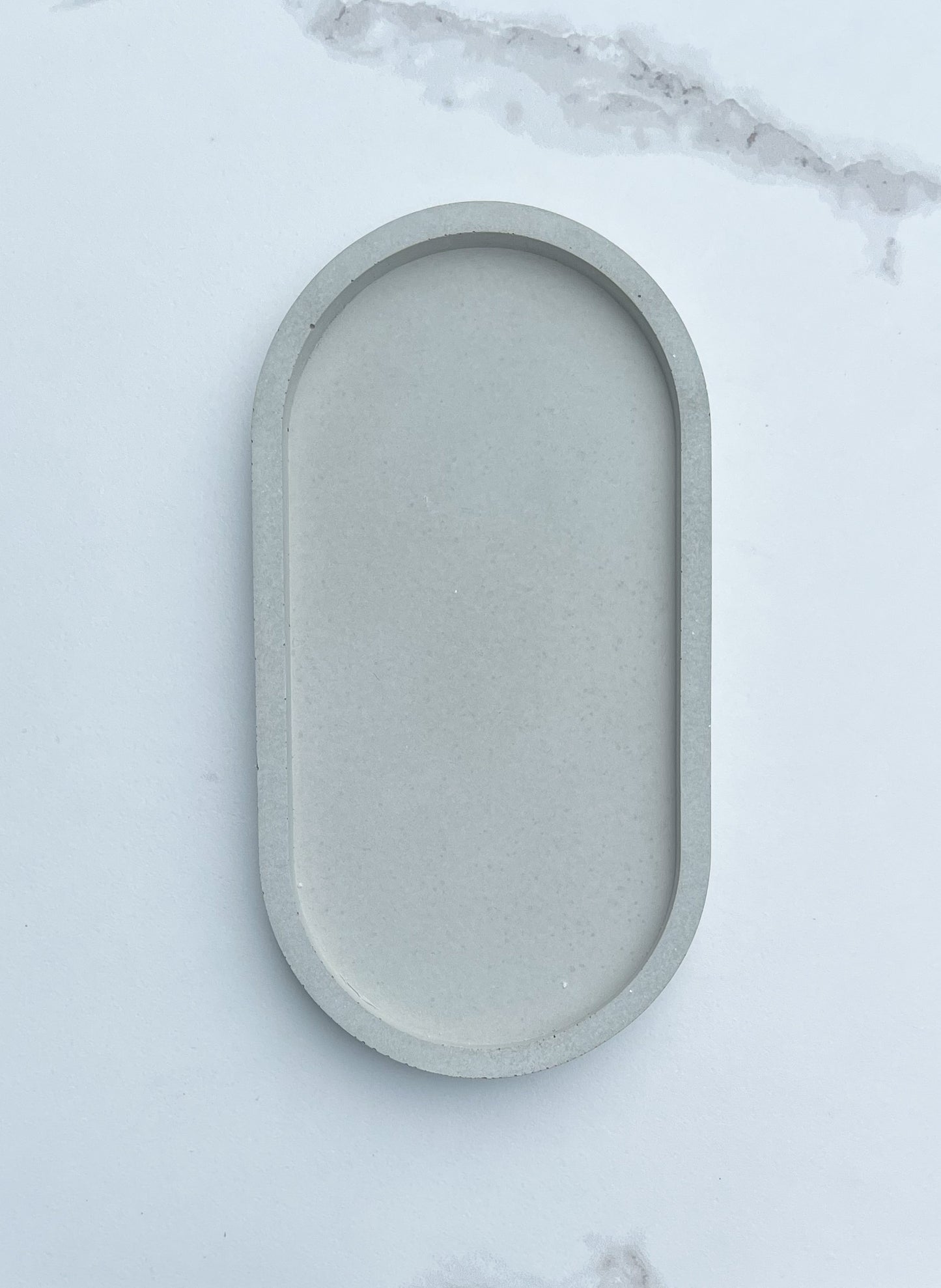 Concrete Oval Tray