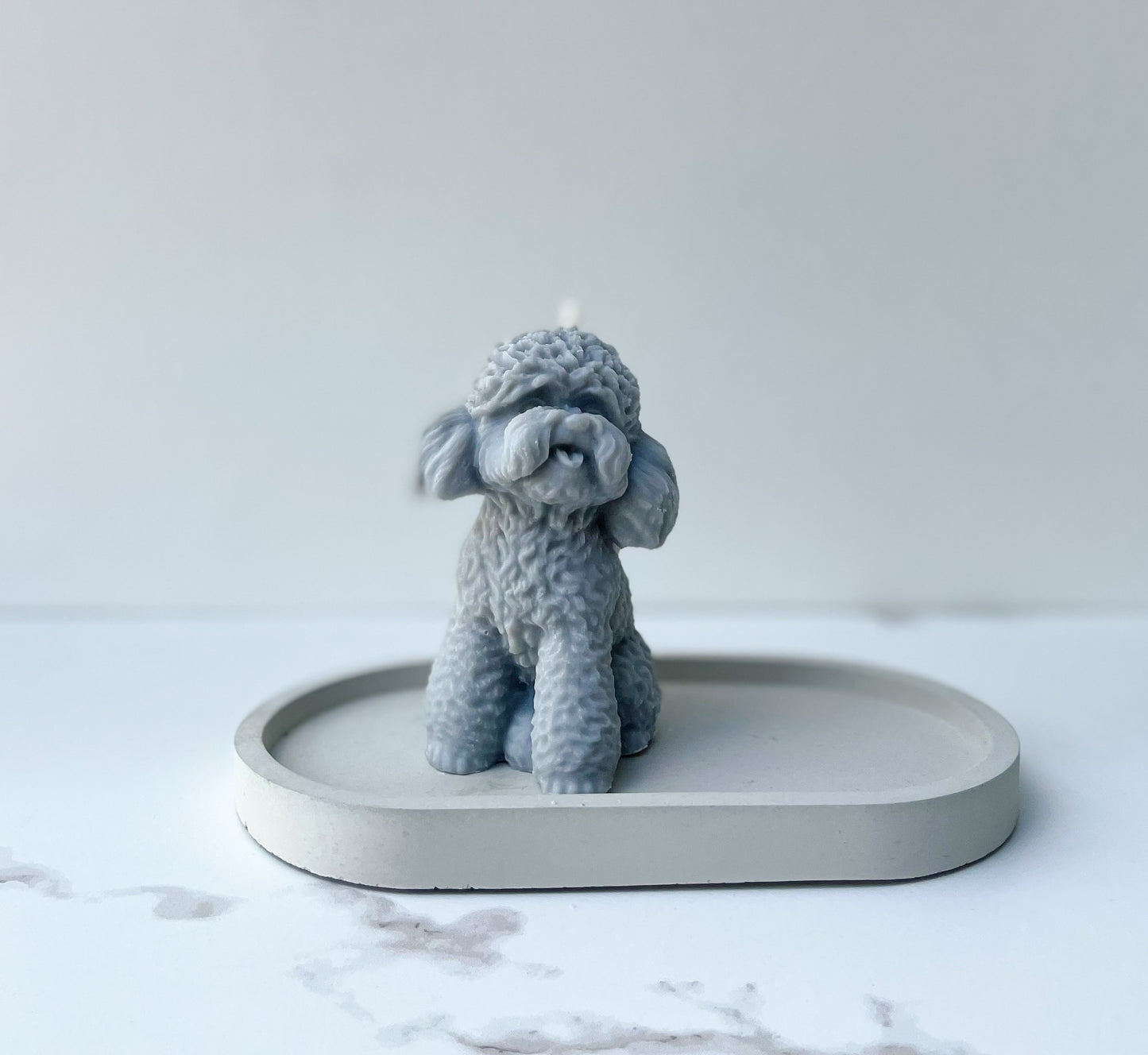 Poodle Candle