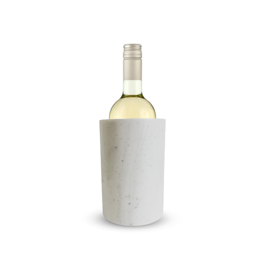 Handmade White Marble Wine Cooler